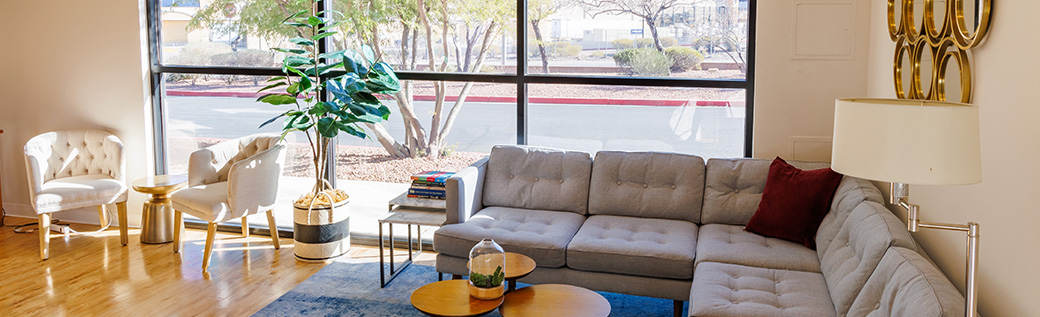 our office waiting area