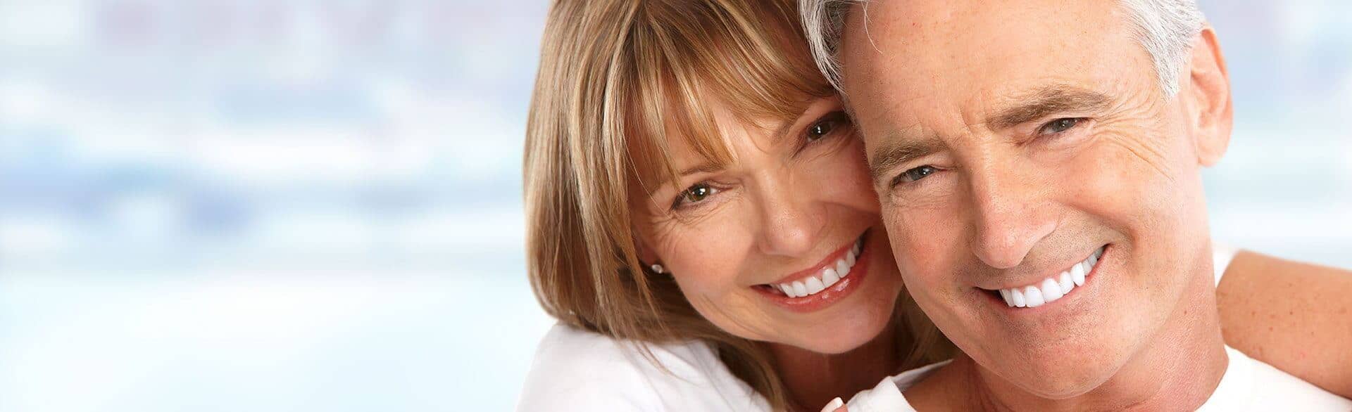 smiling senior couple