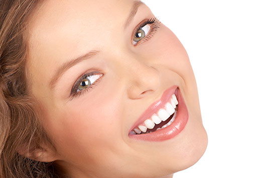 woman with a bright, white smile